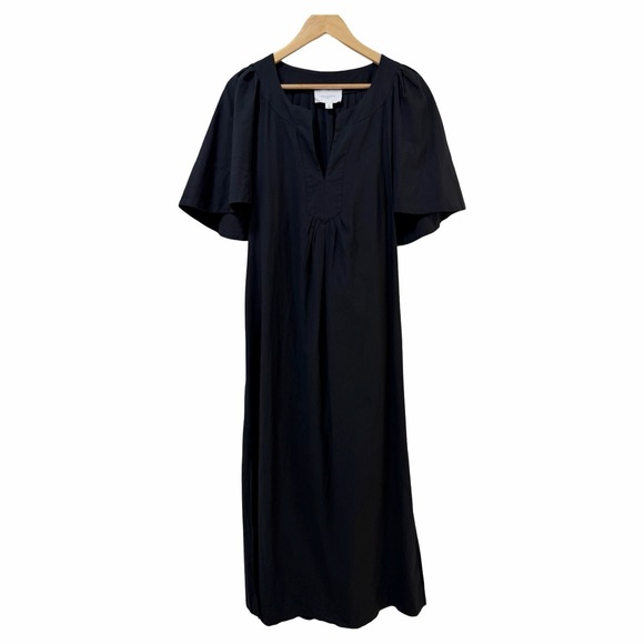 Tuckernuck Dresses & Skirts - Tuckernuck Pomander Place Finley Flutter Sleeve Maxi Dress Size XL Black Event